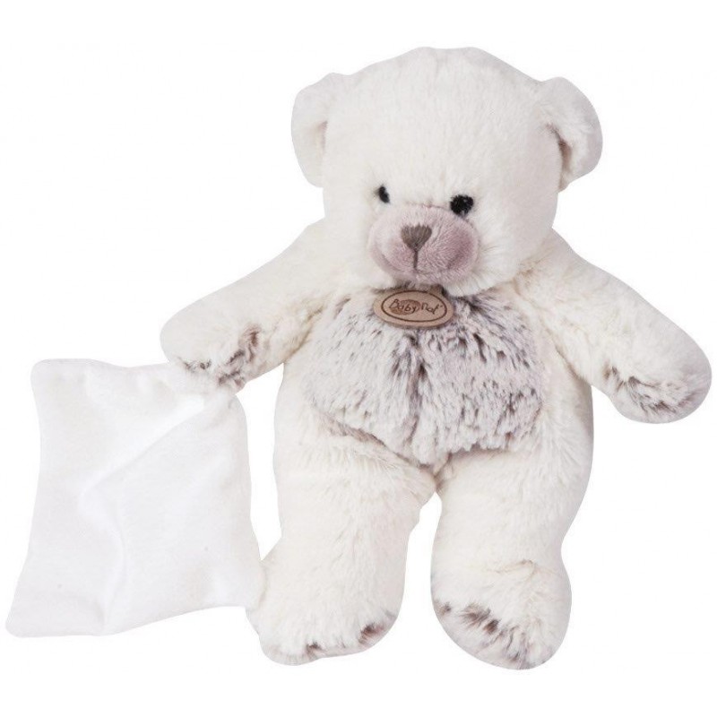 Accueil Babynat doudou Babynat Ours Blanc BN664 Les Flocons Pantin