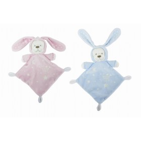 Accueil Nicotoy Doudou Nicotoy Ours Bleu deguise en lapin etoile luminescent Boone Glow 579/0544 Luminescent plat