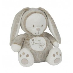 Accueil Nicotoy Doudou Nicotoy / Kitchoun Mon Doudou Lapin Laline marron 25 cms