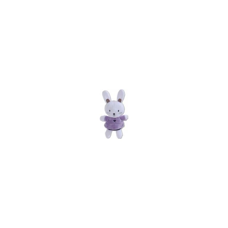 Accueil Nicotoy Doudou Nicotoy Lapin Violet pull et short Taille 22cms Pantin