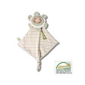 Accueil Z'autres marques Doudou Dodo d'amour Mgm Carré Beige Dodo d'amour fleur rayure Plat