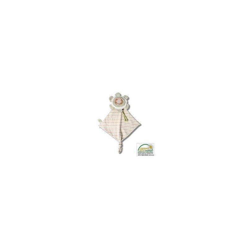 Accueil Z'autres marques Doudou Dodo d'amour Mgm Carré Beige Dodo d'amour fleur rayure Plat