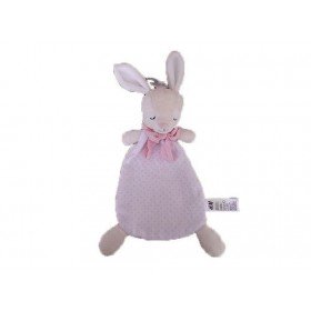 Accueil Z'autres marques Doudou H&M Lapin Blanc Pois Rose Plat -