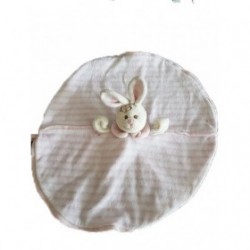 Accueil Z'autres marques Doudou Bukowski Lapin Rose Rond rayure Plat -