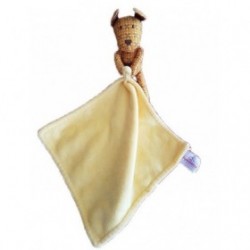 Accueil Pommette Doudou Pommette Chien Jaune mouchoir Pantin -