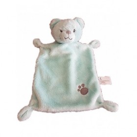 Accueil Nicotoy Doudou Nicotoy Ours Bleu Empreinte grise Plat -