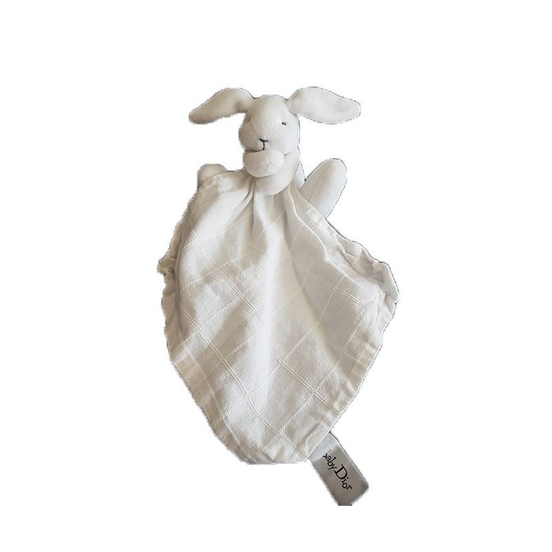 Accueil Z'autres marques Doudou Dior Lapin Blanc Mouchoir Pantin -