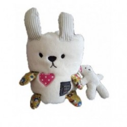 Accueil Histoire d'ours Doudou Histoire d'ours Lapin Blanc Couverture -