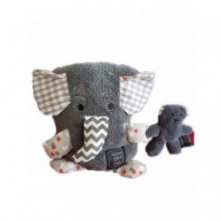 Accueil Histoire d'ours Doudou Histoire d'ours Elephant Gris Couverture -