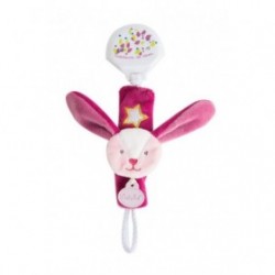 Accueil Babynat Doudou Babynat Lapin Rose BN0310 Attache Tetine - Les Cometes