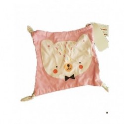 Accueil Orchestra Doudou Orchestra Mouchoir Rose Tete nounours confetti Plat - Funfetti