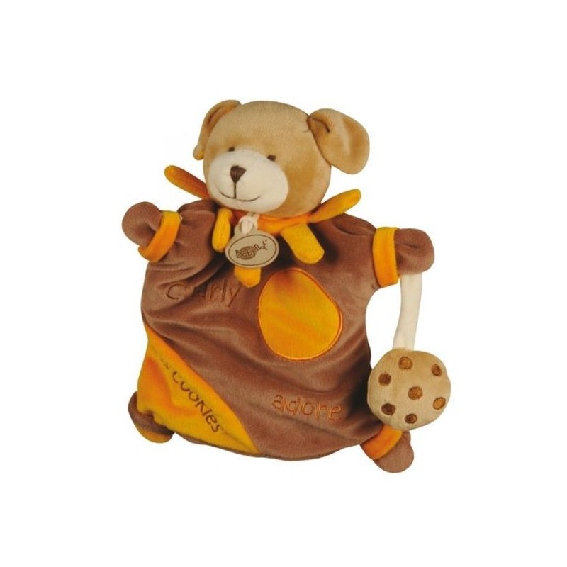 Accueil Babynat doudou Babynat Chien Marron Charly adore Les Cookies Les Classiques Marionnette