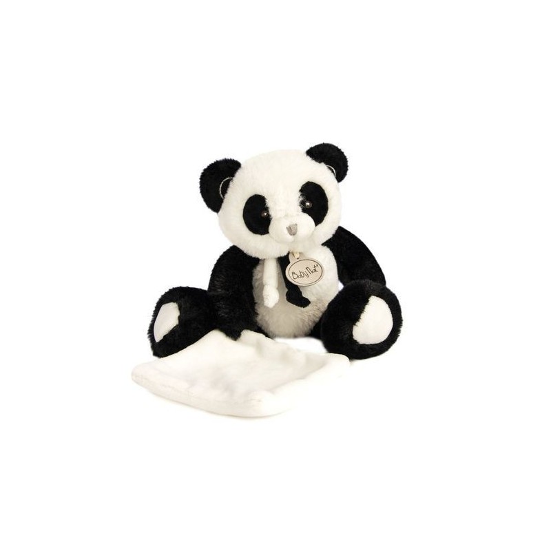 Accueil Babynat Doudou Babynat Panda Noir Pantin - P'tit Panda