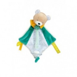 Accueil Babynat Doudou Babynat Ours Vert Attache tétine - Les Super doudous