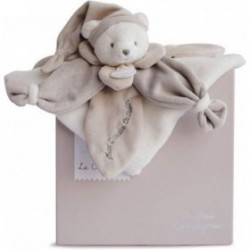 Accueil Doudou et Compagnie Doudou Doudou et compagnie ours Taupe Plat - J'aime mon doudou