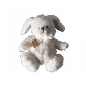 Accueil Histoire d'ours Doudou Histoire d'ours Lapin Blanc Poche au dos Pantin -