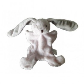 Accueil Z'autres marques Doudou hachette Lapin Blanc oreilles grises Plat -