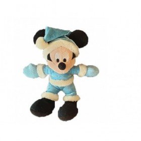 Accueil Disney Doudou Disney Souris Bleu Mickey Neige Pantin -