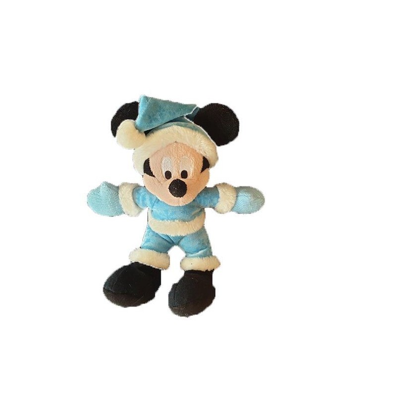 Accueil Disney Doudou Disney Souris Bleu Mickey Neige Pantin -