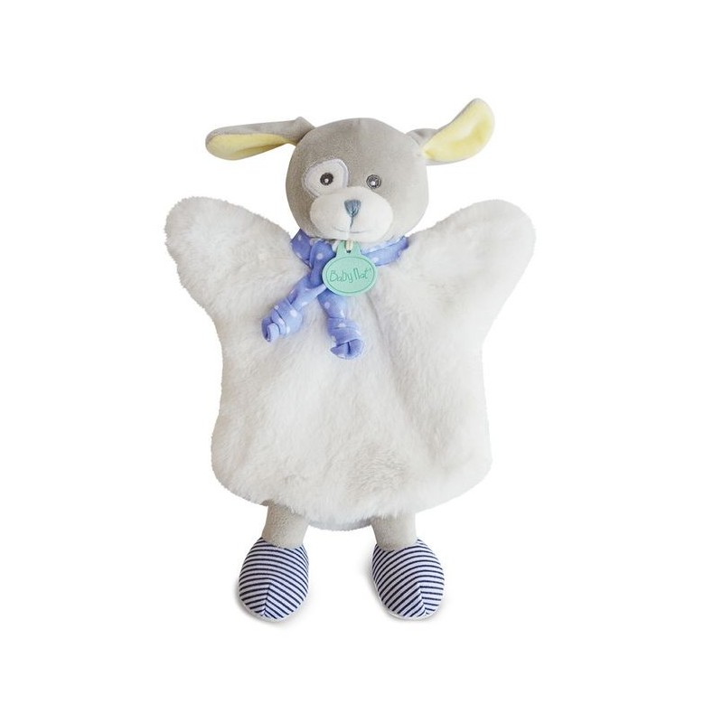 Accueil Babynat doudou Babynat Ours Blanc poupi Les Douillettes Marionnette