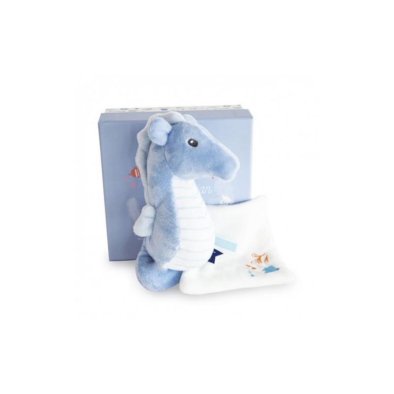 Accueil Doudou et Compagnie Doudou Doudou et compagnie Hippocampe Bleu Pantin - Sous l'Ocean