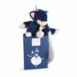 Accueil Doudou et Compagnie Doudou Doudou et compagnie Loup Bleu avec mouchoir  Pantin - Tiwipi