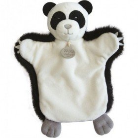 Peluche doudou grand ours noir blanc panda geant Nicotoy A599 - Nicotoy