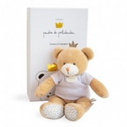 Accueil Doudou et Compagnie Doudou et compagnie Ours Beige Petit Roi - Poudre de Perlidoudou