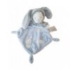 Accueil Mots d'enfants Doudou Mots d'enfants Ours Gris Bleu Déguisé en lapin Plat - Luminescent