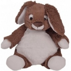 Accueil Nicotoy Doudou Nicotoy Lapin Marron pantin - Lapin assis