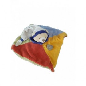 Accueil Doudou et Compagnie Doudou Doudou et compagnie Arlequin Rouge Jaune vert bleu Plat -