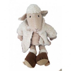 Accueil Z'autres marques Doudou Jellycat Mouton Beige manteau et sabot marron Pantin -