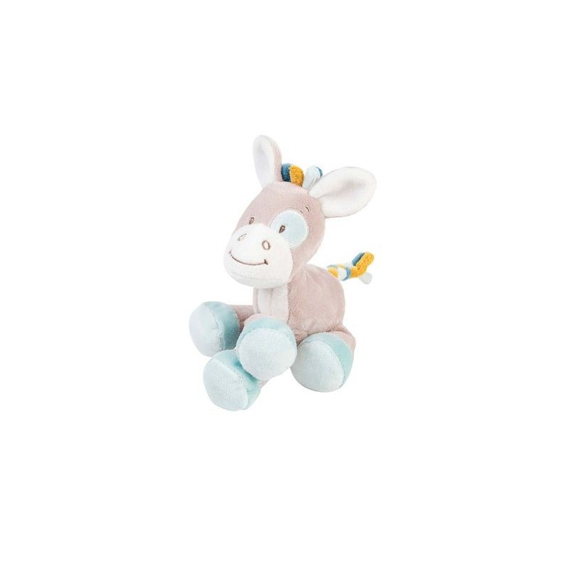 Accueil Nattou Doudou Nattou Cheval Beige Mini Hochet Pantin - Tim & Tiloo