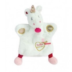 Accueil Babynat doudou Babynat Licorne Blanc et Rose Poussiéres d'Etoiles Marionnette