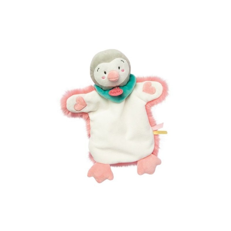 Accueil Babynat doudou Babynat Pingouin Rose Neskimos marionnette