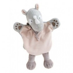 Accueil Babynat doudou Babynat Rhinoceros Gris Savane Marionnette