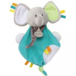 Accueil Babynat doudou Babynat Elephant Gris Vert Les Copains Plat