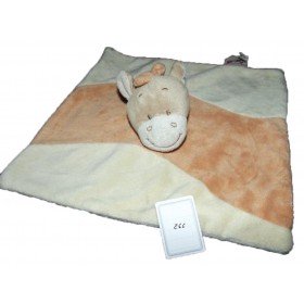 Accueil Bengy doudou Bengy Ane Beige zebre orange plat