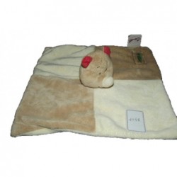 Accueil Bengy doudou Bengy Rhinoceros Beige Jungle foulard vert plat