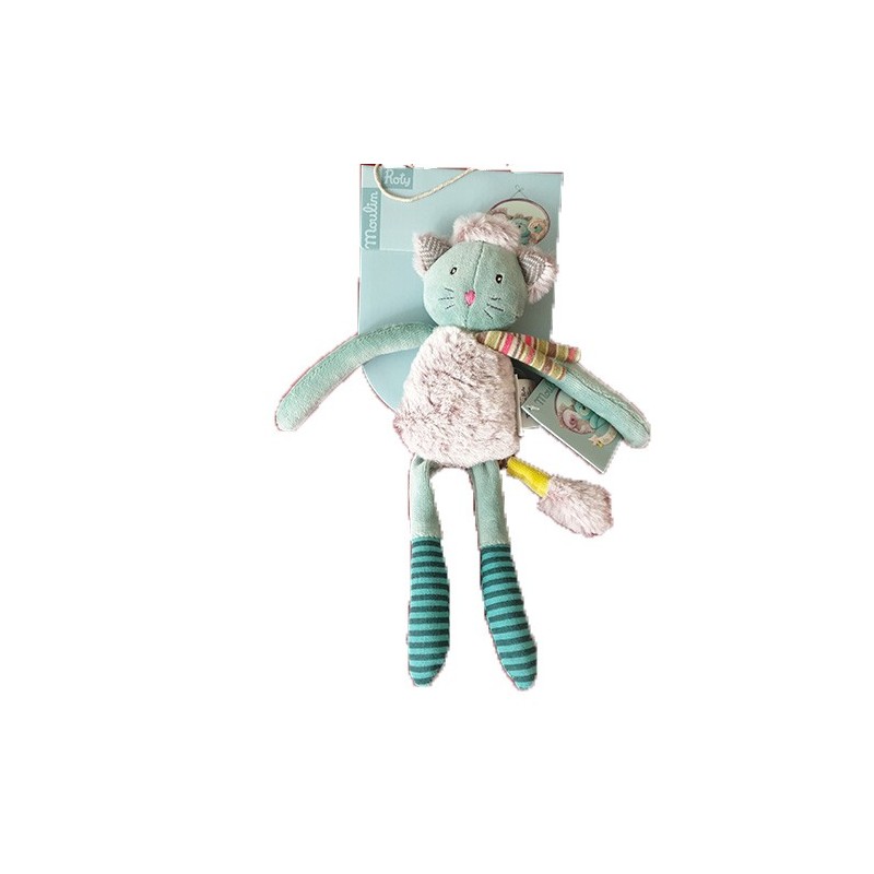 Accueil Moulin Roty Doudou moulin Roty Chat Vert hochet - Les Pachats