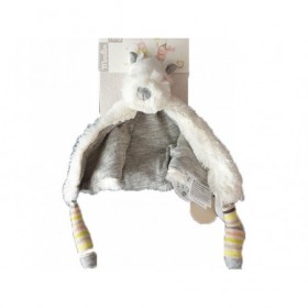Accueil Moulin Roty Doudou moulin Roty Chien Blanc Oko Plat - Les Petits Dodos
