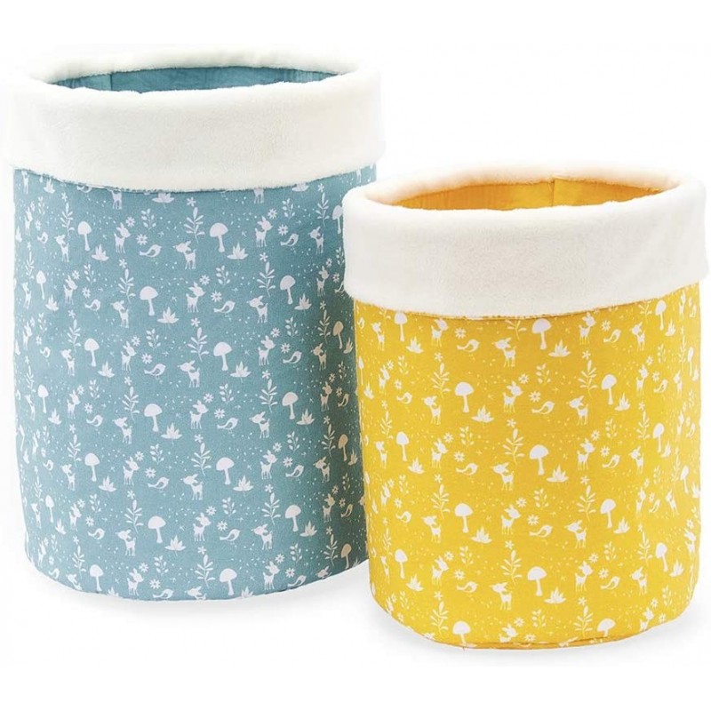 Accueil Kaloo Doudou Kaloo Jaune et Bleu Lot de 2 paniers Accessoire - Home