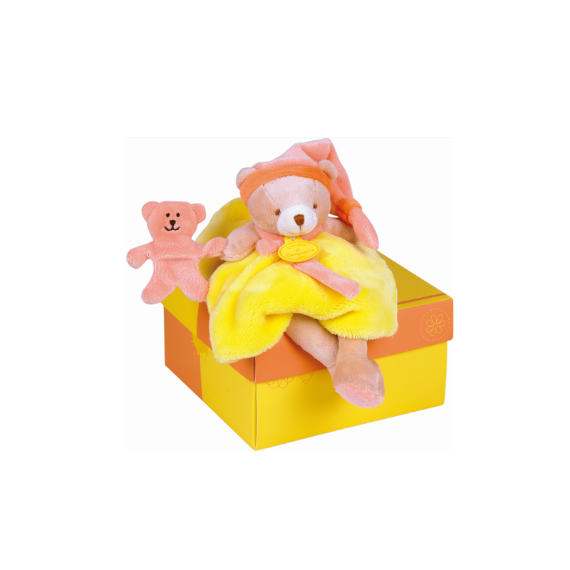 Accueil Doudou et Compagnie Doudou Doudou et compagnie Ours Jaune Plat - Graffitis