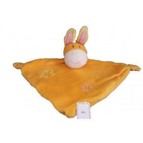 Accueil C&A doudou C&A Cheval Orange losange jaune fleur plat