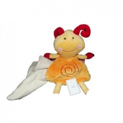 Accueil C&A doudou C&A Papillon Orange pirale rouge mouchoir blanc Hochet