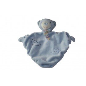 Accueil C&A doudou C&A Ours Bleu spirale foulard rayee Hochet