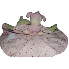 Accueil Corolle doudou Corolle Poupee Rose lutin reversible pois Poupee