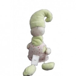 Accueil Corolle doudou Corolle Lutin Vert robe rose et pois corolle Poupee