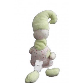 Accueil Corolle doudou Corolle Lutin Vert robe rose et pois corolle Poupee