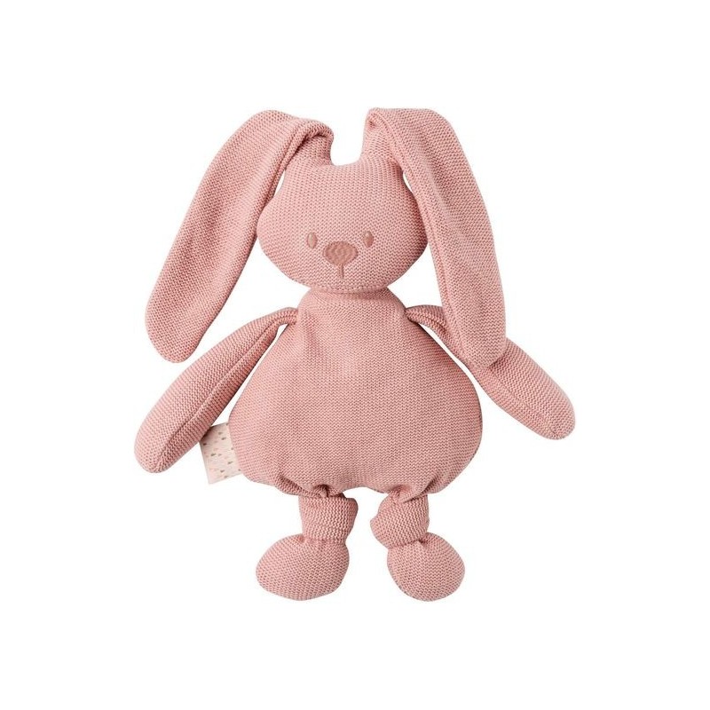 Accueil Nattou Doudou Nattou Lapin Rose Tricot  Pantin - Lapidou